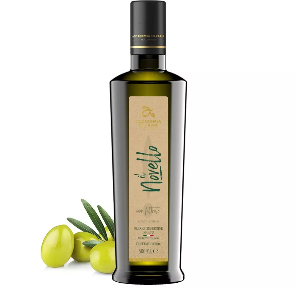 Novello nefiltruotas Extra Virgin alyvuogių aliejus, 500 ml