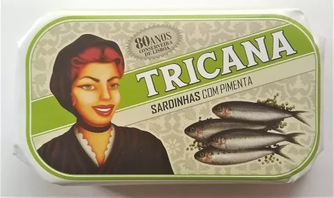 Sardinės alyvuogių aliejuje su pipirais 120gr
