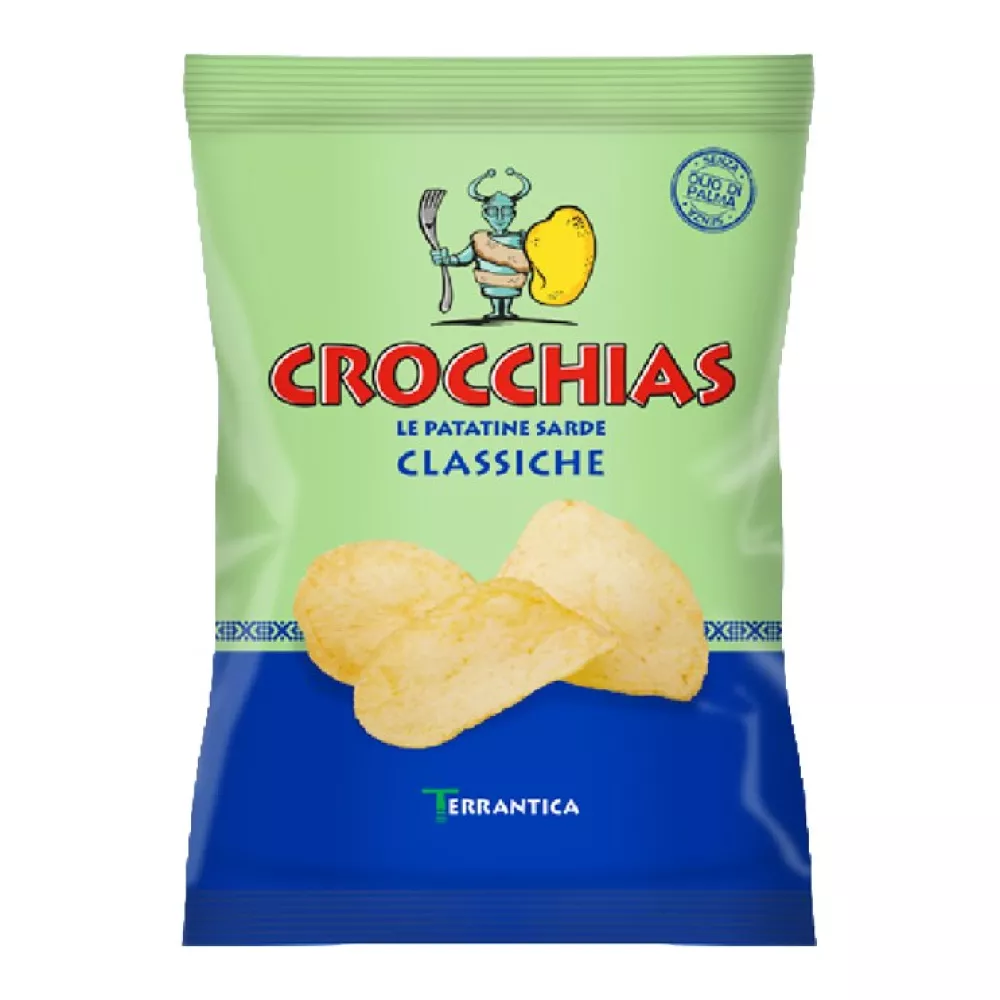 Bulviniai traškučiai Crocchias, 90 g