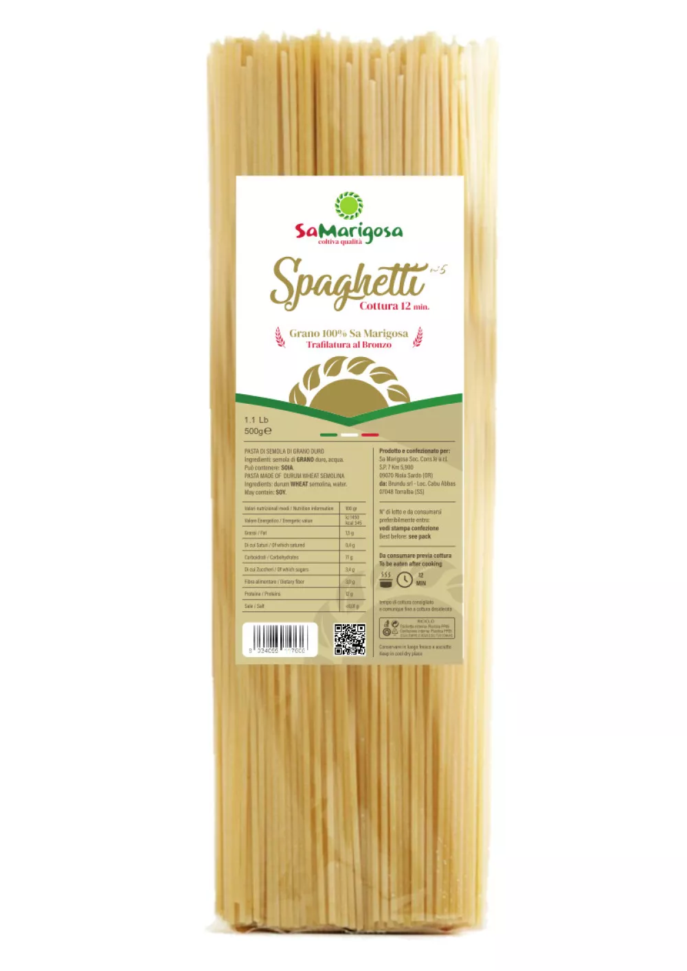 Spaghetti makaronai Sa Marigosa, 500 g