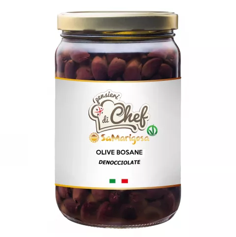 Bosana alyvuogės be kauliukų aliejuje, 1,4 kg