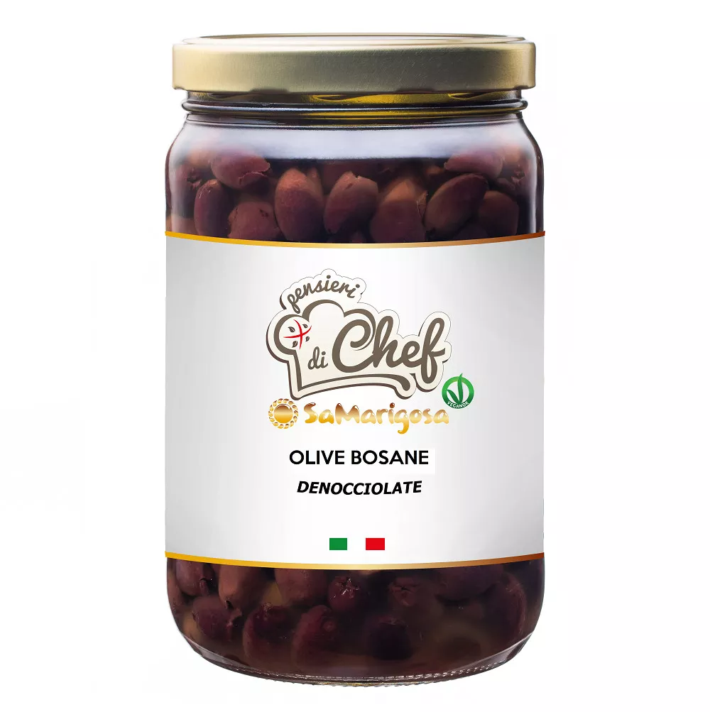 Bosana alyvuogės be kauliukų aliejuje, 1,4 kg