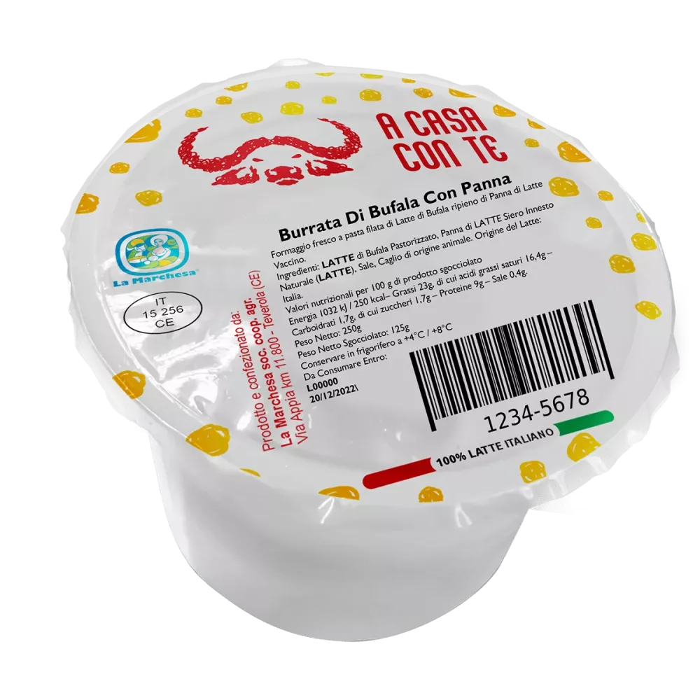 Buivolių pieno burrata La Marchesa, 125 g