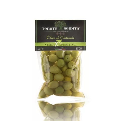 Žaliosios alyvuogės Nocellara del Belice „Aperitivo“, 250 g