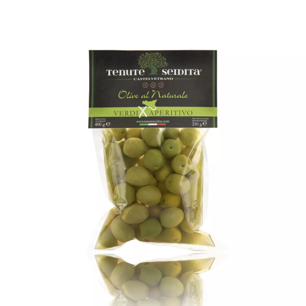 Žaliosios alyvuogės Nocellara del Belice „Aperitivo“, 250 g