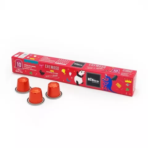 Kavos kapsulės Nespresso aparatams Rekico Cremoso, 10 vnt.