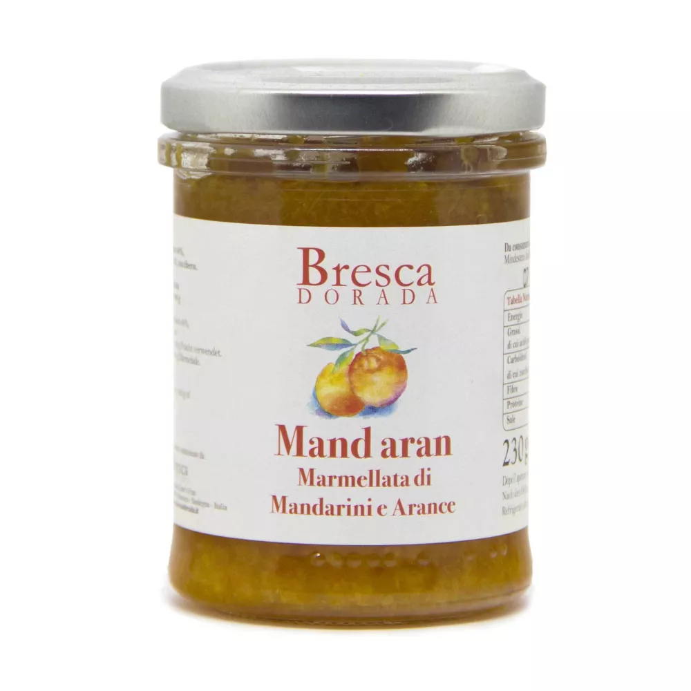Mandarinų- apelsinų džemas 230gr